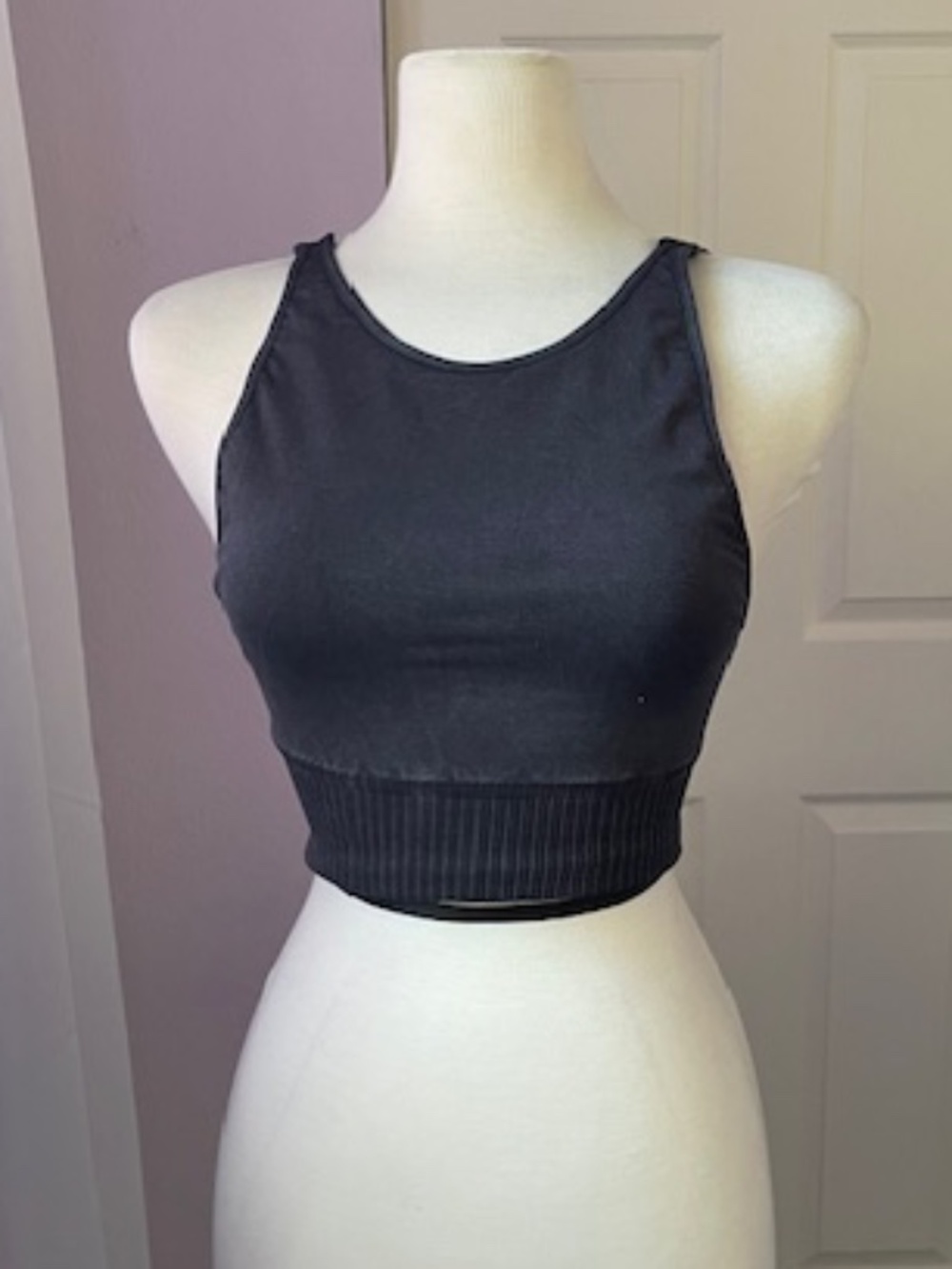 Free People Movement Active CROP TOP, Black, Size XS